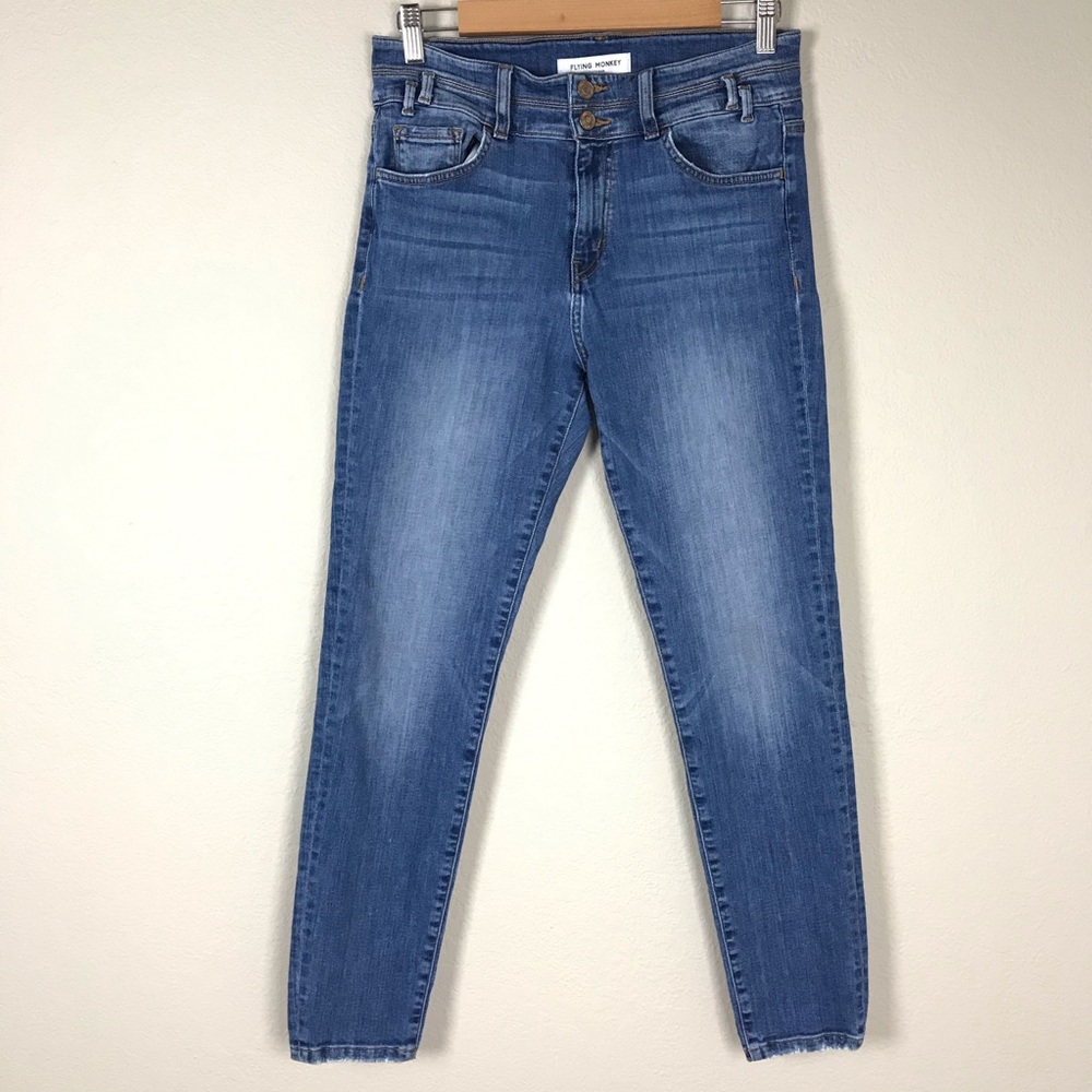 Flying Monkey Platinum High Rise Skinny Jeans 28